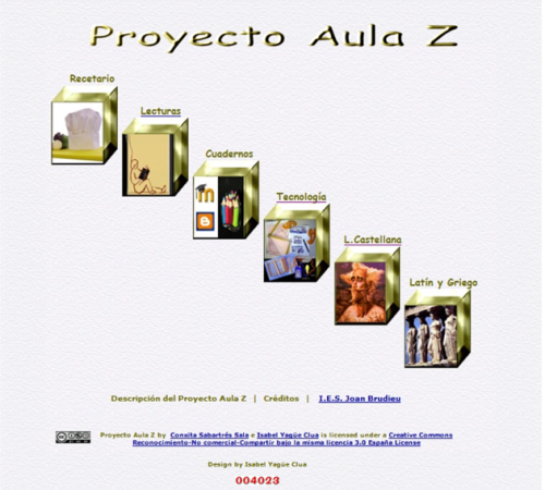 Página del Proyecto Aula Z
